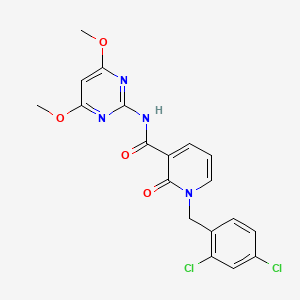 1-(2,4-dichlorobenzyl)-N-(4,6-dimethoxy-2-pyrimidinyl)-2-oxo-1,2-dihydro-3-pyridinecarboxamide