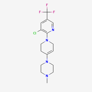 1-{1-[3-Chloro-5-(trifluoromethyl)-2-pyridinyl]-1,2,3,6-tetrahydro-4-pyridinyl}-4-methylpiperazine