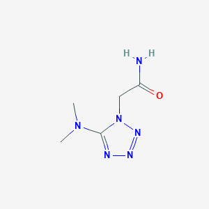 molecular formula C5H10N6O B3035458 2-[5-(Dimethylamino)tetrazol-1-yl]acetamide CAS No. 321432-54-6