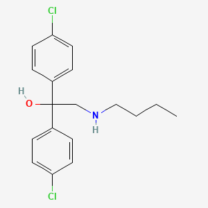 molecular formula C18H21Cl2NO B3035464 2-(Butylamino)-1,1-bis(4-chlorophenyl)-1-ethanol CAS No. 321432-91-1