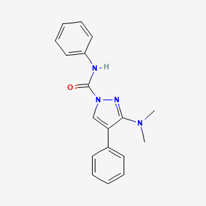 3-(dimethylamino)-N,4-diphenyl-1H-pyrazole-1-carboxamide