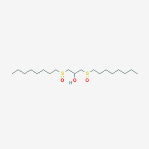 molecular formula C19H40O3S2 B3035510 1,3-Bis(octylsulfinyl)-2-propanol CAS No. 32338-92-4