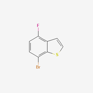 molecular formula C8H4BrFS B3035519 7-Bromo-4-fluorobenzo[b]thiophene CAS No. 324768-96-9