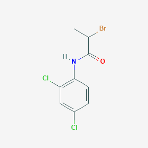 molecular formula C9H8BrCl2NO B3035528 2-bromo-N-(2,4-dichlorophenyl)propanamide CAS No. 329208-84-6