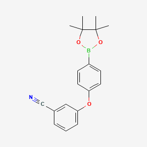 Benzonitrile, 3-[4-(4,4,5,5-tetramethyl-1,3,2-dioxaborolan-2-yl)phenoxy]-