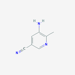 molecular formula C7H7N3 B3035548 5-Amino-6-methylnicotinonitrile CAS No. 3308-01-8