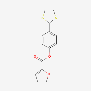 4-(1,3-Dithiolan-2-yl)phenyl furan-2-carboxylate