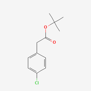 molecular formula C12H15ClO2 B3035559 (4-Chlorophenyl)acetic acid tert-butyl ester CAS No. 33155-59-8