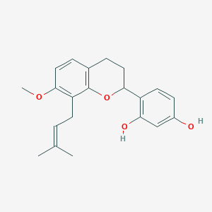 2',4'-Dihydroxy-7-methoxy-8-prenylflavan