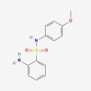 molecular formula C13H14N2O3S B3035569 2-Amino-N-(4-methoxyphenyl)benzenesulfonamide CAS No. 33224-44-1