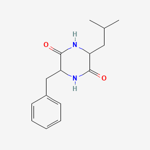 molecular formula C15H20N2O2 B3035579 Cyclo(Phe-Leu) CAS No. 3354-31-2