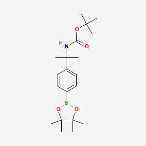 4-[2-(Boc-amino)-2-propyl]phenylboronic Acid Pinacol Ester