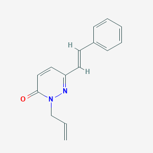 molecular formula C15H14N2O B3035593 2-allyl-6-styryl-3(2H)-pyridazinone CAS No. 337922-88-0