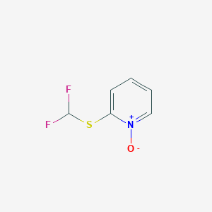 molecular formula C6H5F2NOS B3035609 2-[(Difluoromethyl)sulfanyl]-1-pyridiniumolate CAS No. 338393-39-8