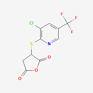 3-[3-Chloro-5-(trifluoromethyl)pyridin-2-yl]sulfanyloxolane-2,5-dione