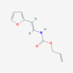 molecular formula C10H11NO3 B3035660 烯丙基 N-(2-(2-呋喃基)乙烯基)氨基甲酸酯 CAS No. 338399-66-9