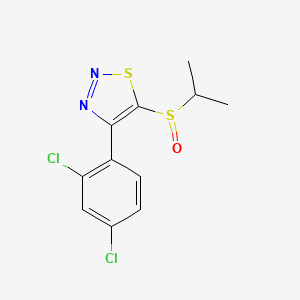 4-(2,4-Dichlorophenyl)-5-(isopropylsulfinyl)-1,2,3-thiadiazole