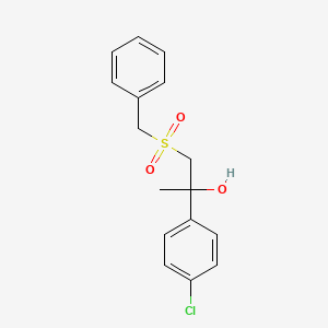 1-(Benzylsulfonyl)-2-(4-chlorophenyl)-2-propanol