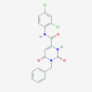 1-benzyl-N-(2,4-dichlorophenyl)-6-hydroxy-2-oxo-1,2-dihydro-4-pyrimidinecarboxamide
