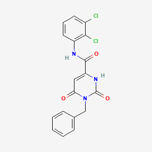1-benzyl-N-(2,3-dichlorophenyl)-6-hydroxy-2-oxo-1,2-dihydro-4-pyrimidinecarboxamide
