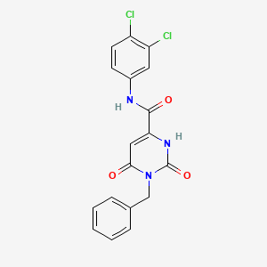1-benzyl-N-(3,4-dichlorophenyl)-6-hydroxy-2-oxo-1,2-dihydro-4-pyrimidinecarboxamide