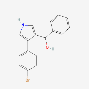 [4-(4-bromophenyl)-1H-pyrrol-3-yl](phenyl)methanol