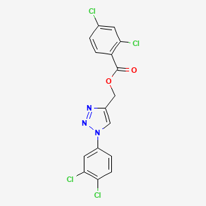 [1-(3,4-Dichlorophenyl)triazol-4-yl]methyl 2,4-dichlorobenzoate