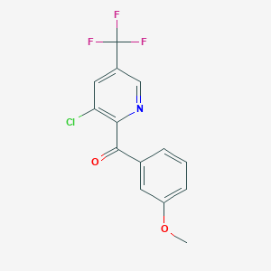 [3-Chloro-5-(trifluoromethyl)-2-pyridinyl](3-methoxyphenyl)methanone