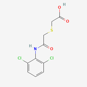2-{[2-(2,6-Dichloroanilino)-2-oxoethyl]sulfanyl}acetic acid