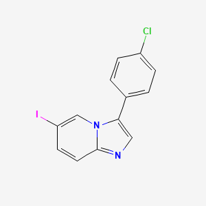 3-(4-Chlorophenyl)-6-iodoimidazo[1,2-a]pyridine