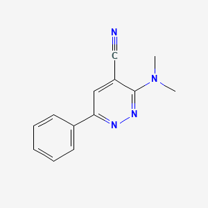 3-(Dimethylamino)-6-phenylpyridazine-4-carbonitrile