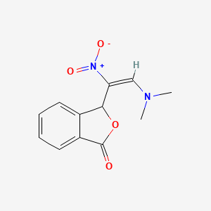 molecular formula C12H12N2O4 B3035858 3-[(E)-2-(二甲氨基)-1-硝基乙烯基]-3H-2-苯并呋喃-1-酮 CAS No. 338753-80-3