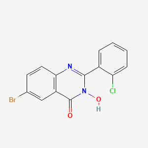 6-bromo-2-(2-chlorophenyl)-3-hydroxy-4(3H)-quinazolinone