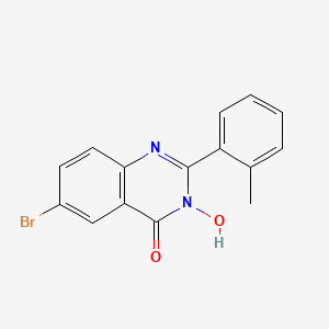 6-bromo-3-hydroxy-2-(2-methylphenyl)-4(3H)-quinazolinone