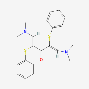 (1Z,4Z)-1,5-bis(dimethylamino)-2,4-bis(phenylsulfanyl)penta-1,4-dien-3-one
