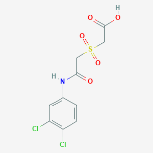 2-{[2-(3,4-Dichloroanilino)-2-oxoethyl]sulfonyl}acetic acid