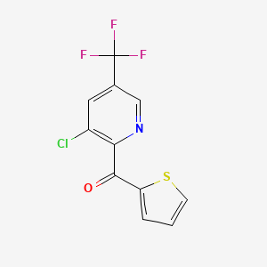 [3-Chloro-5-(trifluoromethyl)-2-pyridinyl](2-thienyl)methanone