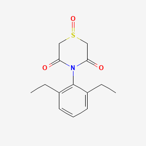 4-(2,6-Diethylphenyl)-1lambda~4~,4-thiazinane-1,3,5-trione