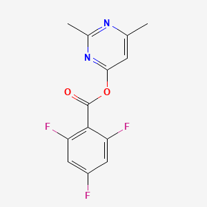 2,6-Dimethyl-4-pyrimidinyl 2,4,6-trifluorobenzenecarboxylate
