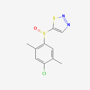 5-[(4-Chloro-2,5-dimethylphenyl)sulfinyl]-1,2,3-thiadiazole
