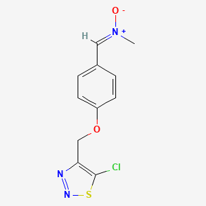 1-[4-[(5-chlorothiadiazol-4-yl)methoxy]phenyl]-N-methylmethanimine oxide