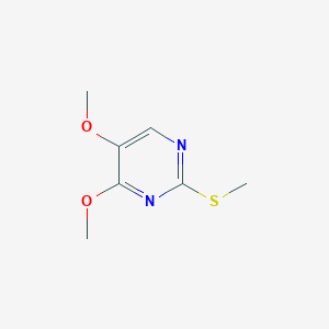 4,5-Dimethoxy-2-(methylsulfanyl)pyrimidine