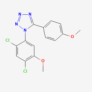 1-(2,4-dichloro-5-methoxyphenyl)-5-(4-methoxyphenyl)-1H-1,2,3,4-tetraazole