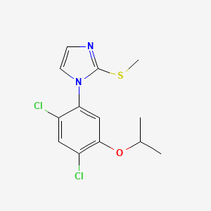 1-(2,4-dichloro-5-isopropoxyphenyl)-2-(methylsulfanyl)-1H-imidazole