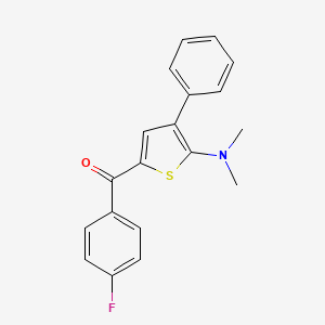 [5-(Dimethylamino)-4-phenyl-2-thienyl](4-fluorophenyl)methanone