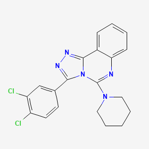 3-(3,4-Dichlorophenyl)-5-piperidino[1,2,4]triazolo[4,3-c]quinazoline