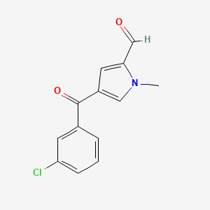 4-(3-chlorobenzoyl)-1-methyl-1H-pyrrole-2-carbaldehyde
