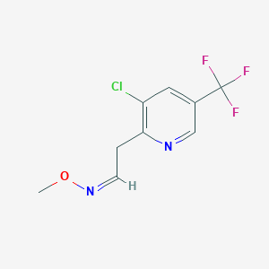 2-[3-chloro-5-(trifluoromethyl)-2-pyridinyl]acetaldehyde O-methyloxime