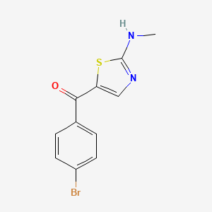 (4-Bromophenyl)[2-(methylamino)-1,3-thiazol-5-yl]methanone