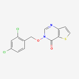 3-[(2,4-dichlorobenzyl)oxy]thieno[3,2-d]pyrimidin-4(3H)-one